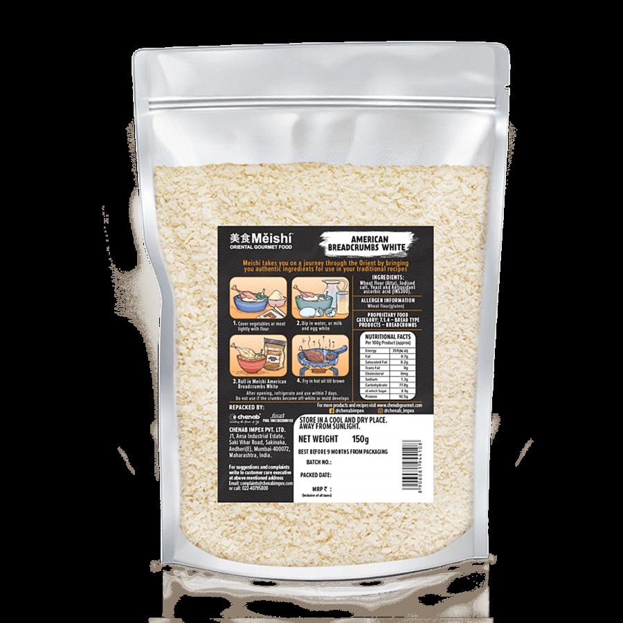 Meishi American Breadcrumbs - White