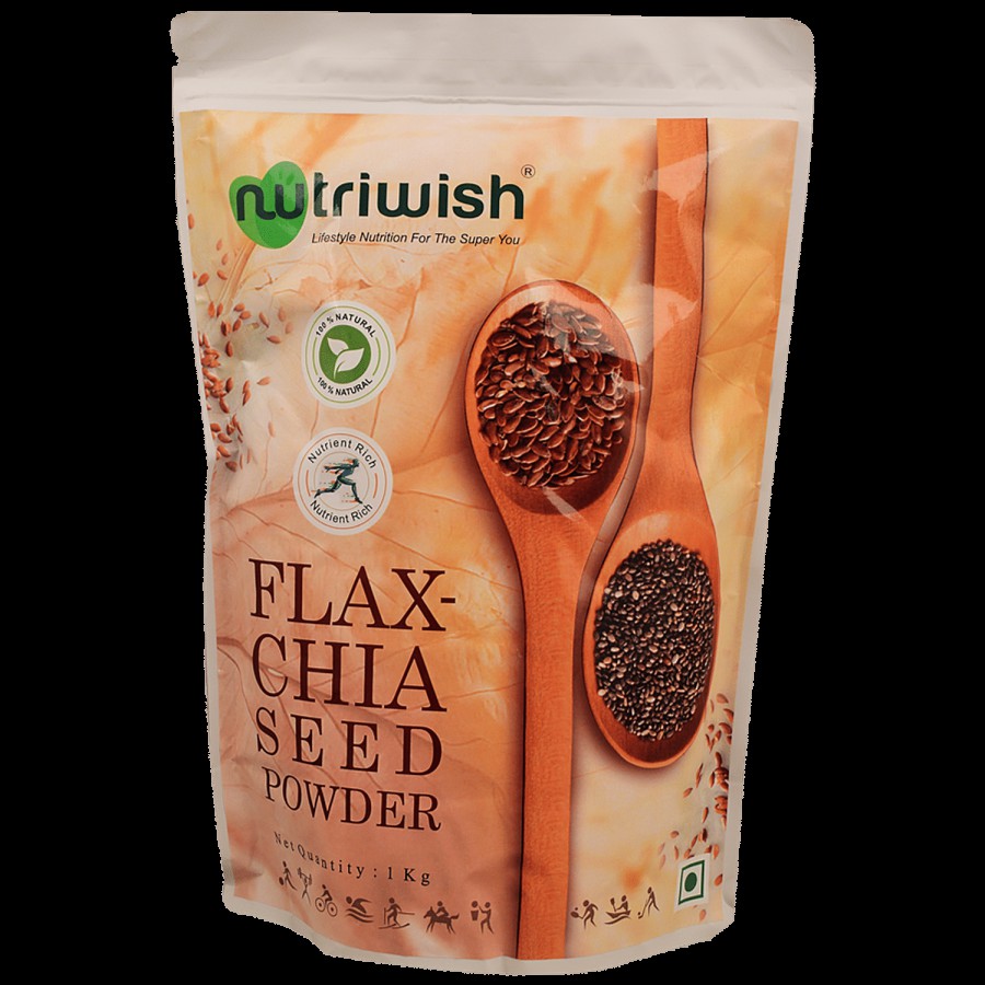 Nutriwish Flax-Chia Seed Powder - Rich Source Of Energy