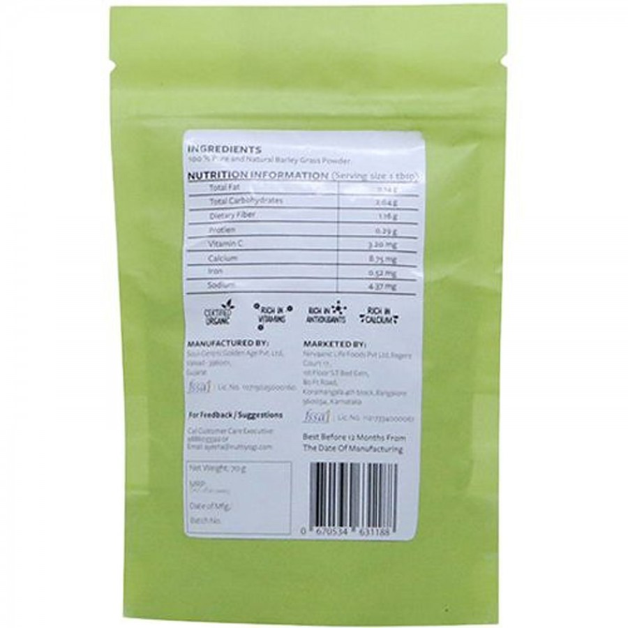 Nutty Yogi Organic Barley Grass Powder