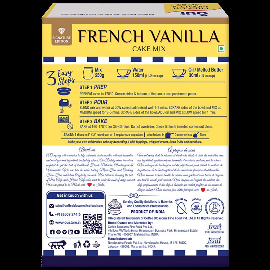 OUI French Vanilla Cake Mix - Signature Edition