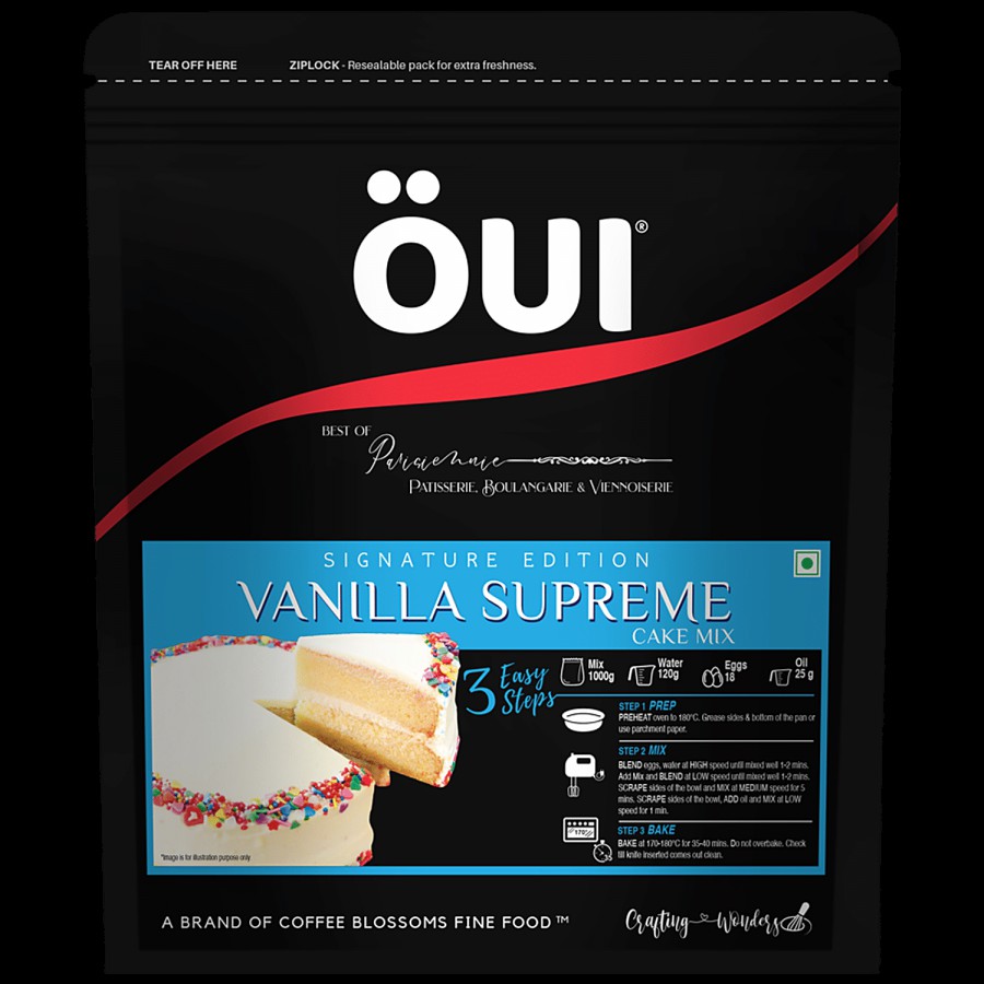 OUI Vanilla Supreme Cake Mix - Signature Edition