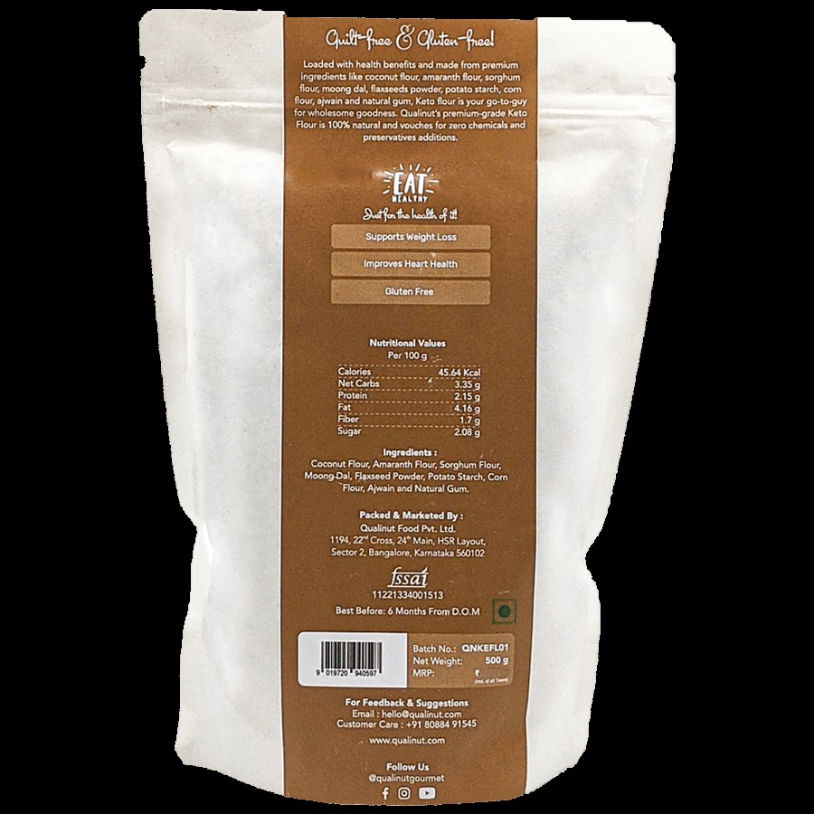 Qualinut Gourmet Keto Flour - Low Carb