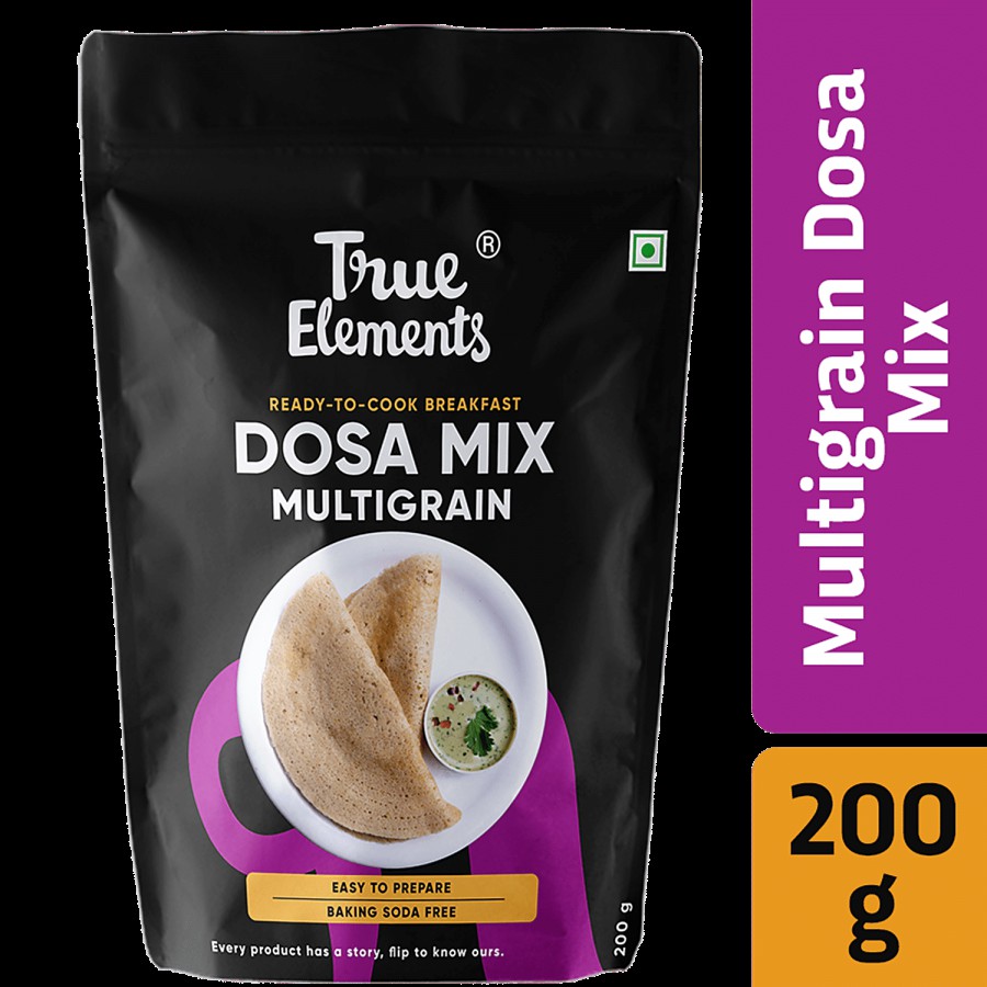 True Elements Multigrain Dosa Mix - Easy To Make