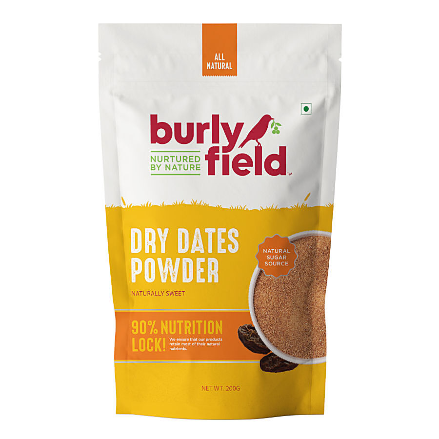 Burlyfield Dry Dates Powder - Natural Source Of Sugar