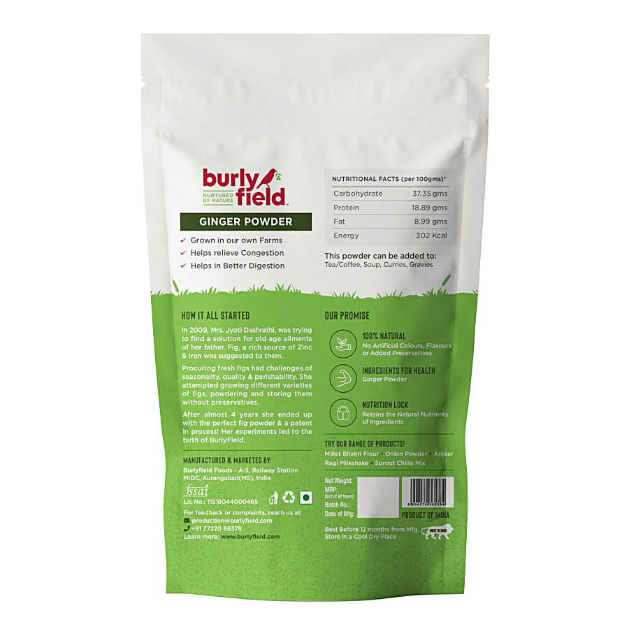 Burlyfield Ginger Powder - Natural