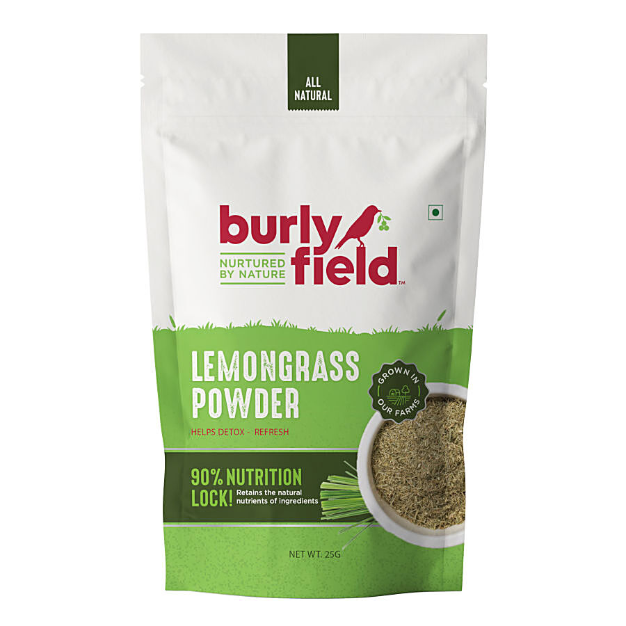 Burlyfield Lemongrass Powder - Rich In Antioxidants