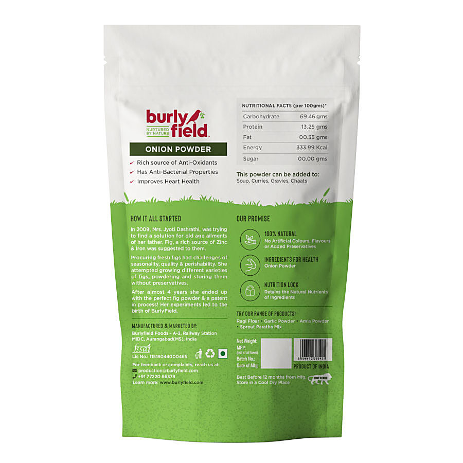 Burlyfield Onion Powder - Natural