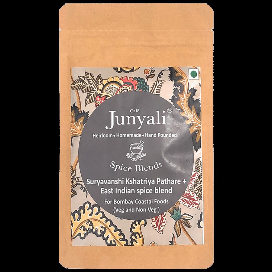 Cafe Junyali Suryavanshi Kshatriya Pathare & East Indian Spice Blend for Bombay Costal Food