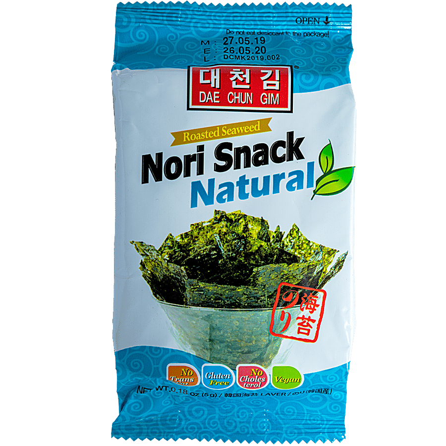 Dae Chun Gim Roasted Seaweed Nori Snack - Natural