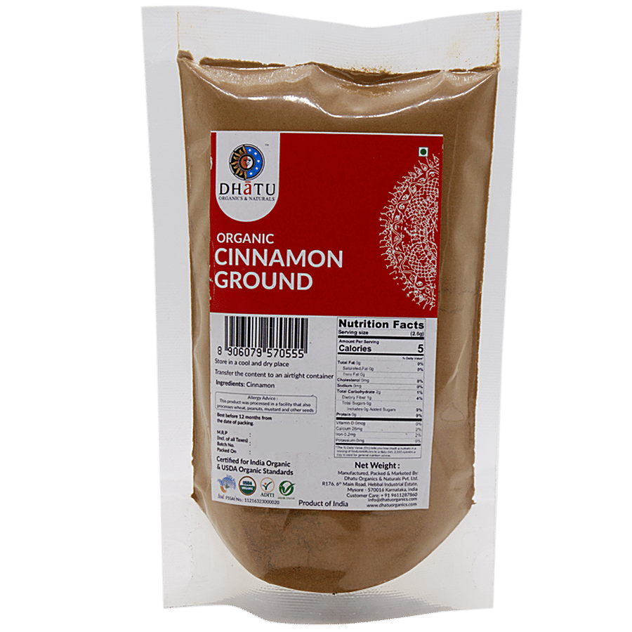 Dhatu Organics & Naturals Powder - Organic Cinnamon