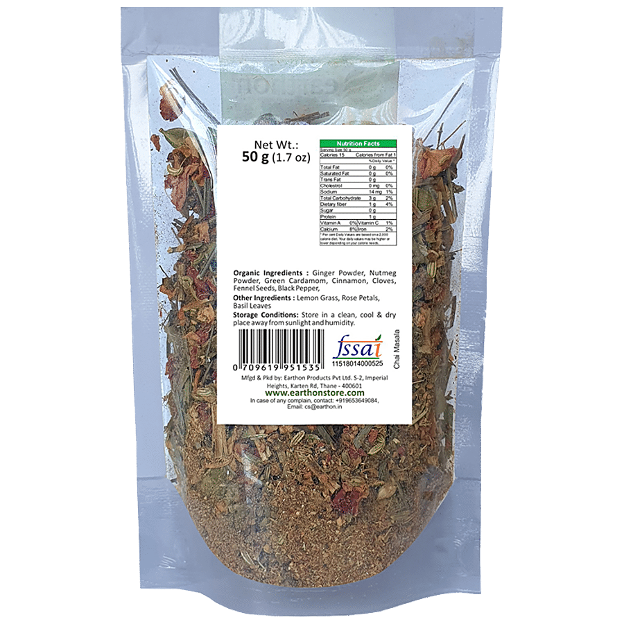 Earthon Organic Chai Masala Spice Blend