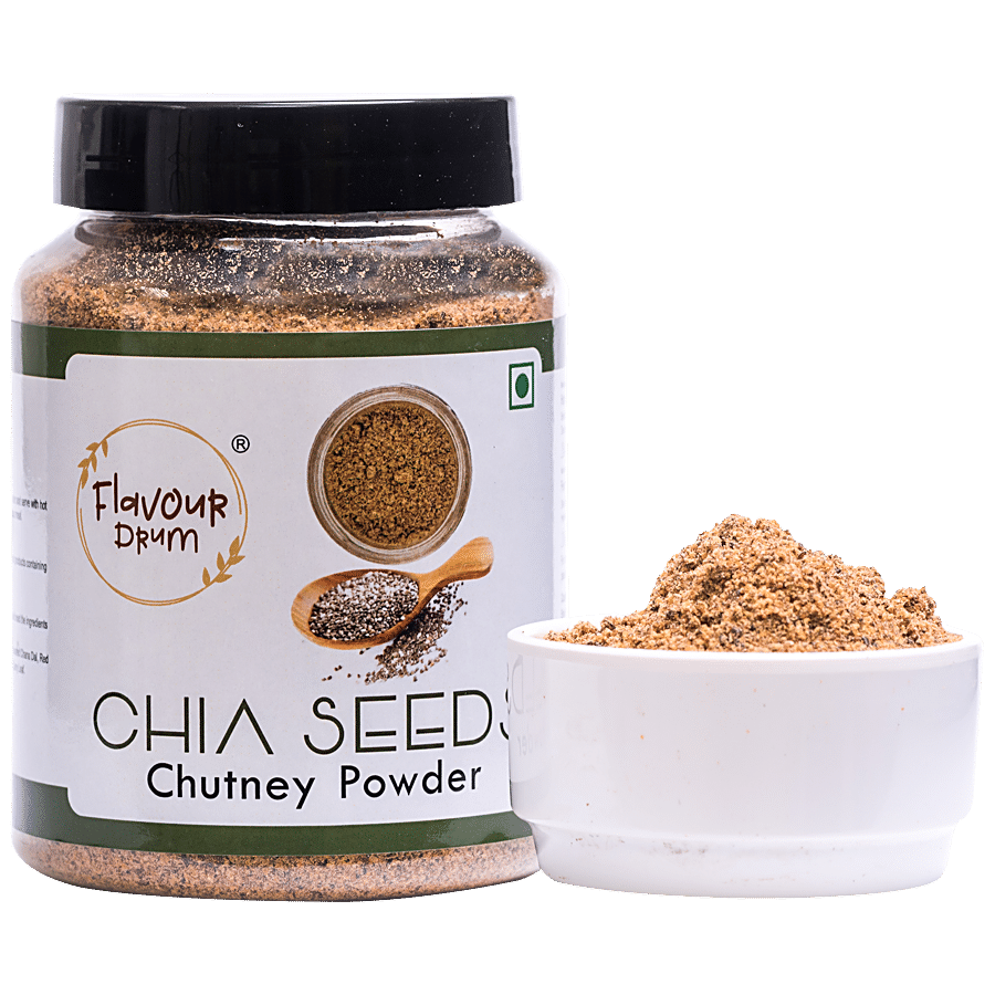 Flavour Drum Chia Seeds Chutney Powder - Adds Flavour