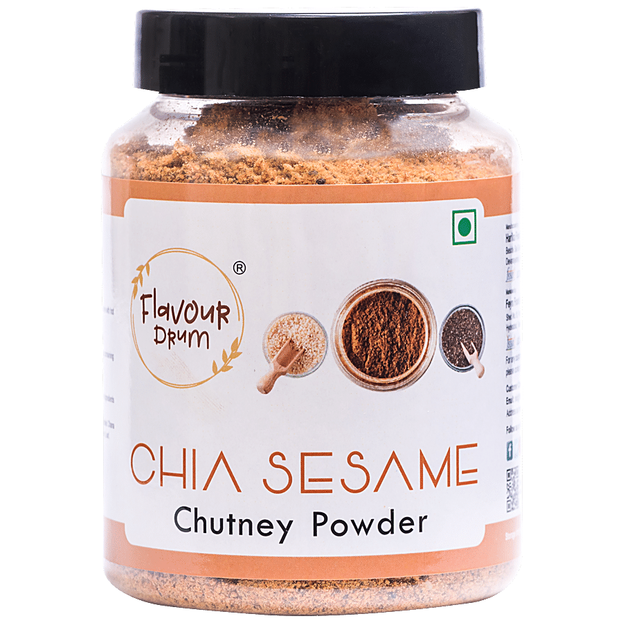 Flavour Drum Chia Sesame Chutney Powder - Adds Flavour