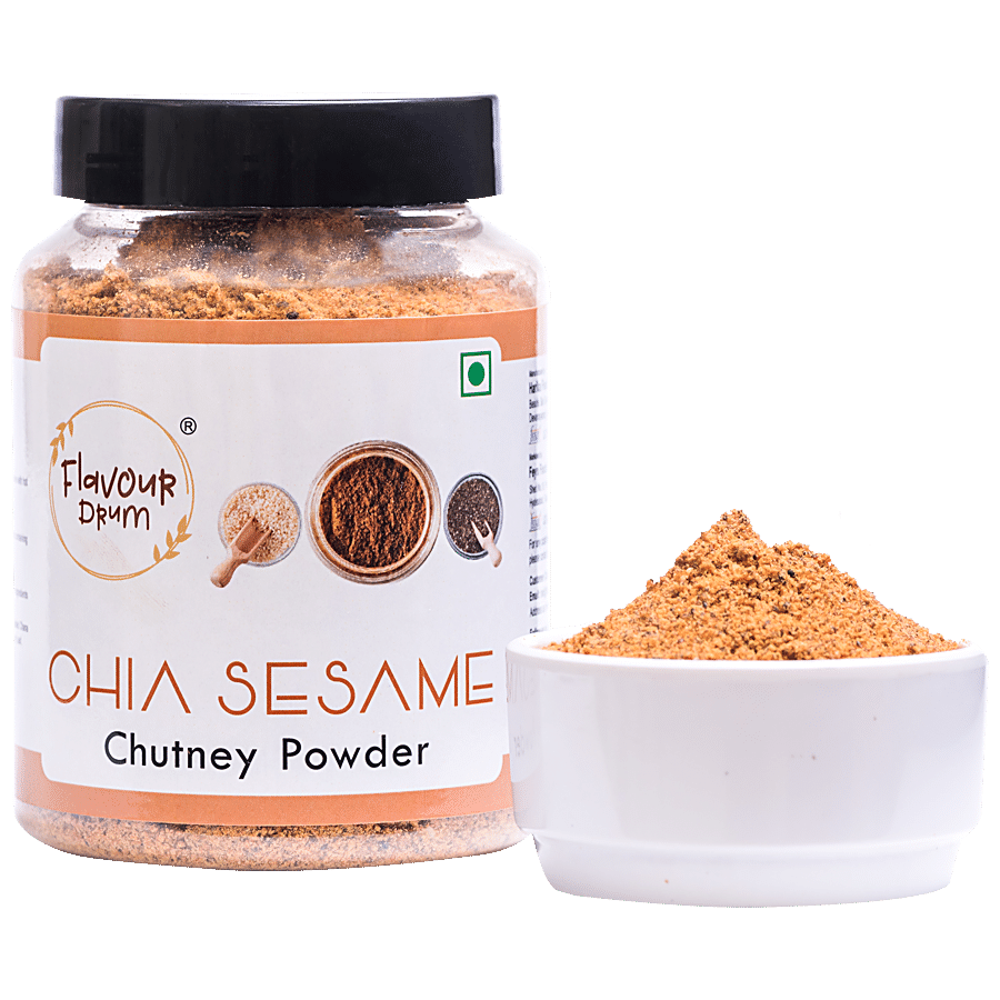 Flavour Drum Chia Sesame Chutney Powder - Adds Flavour