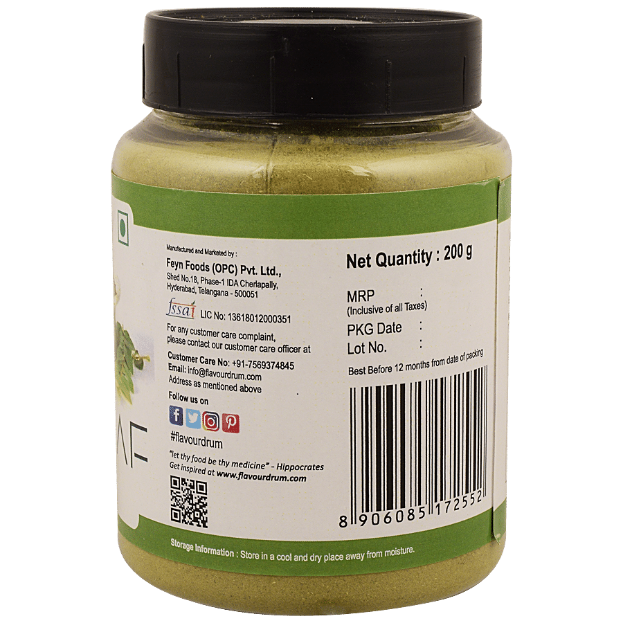 Flavour Drum Curry Leaf Powder - Has Anti-inflammatory Properties