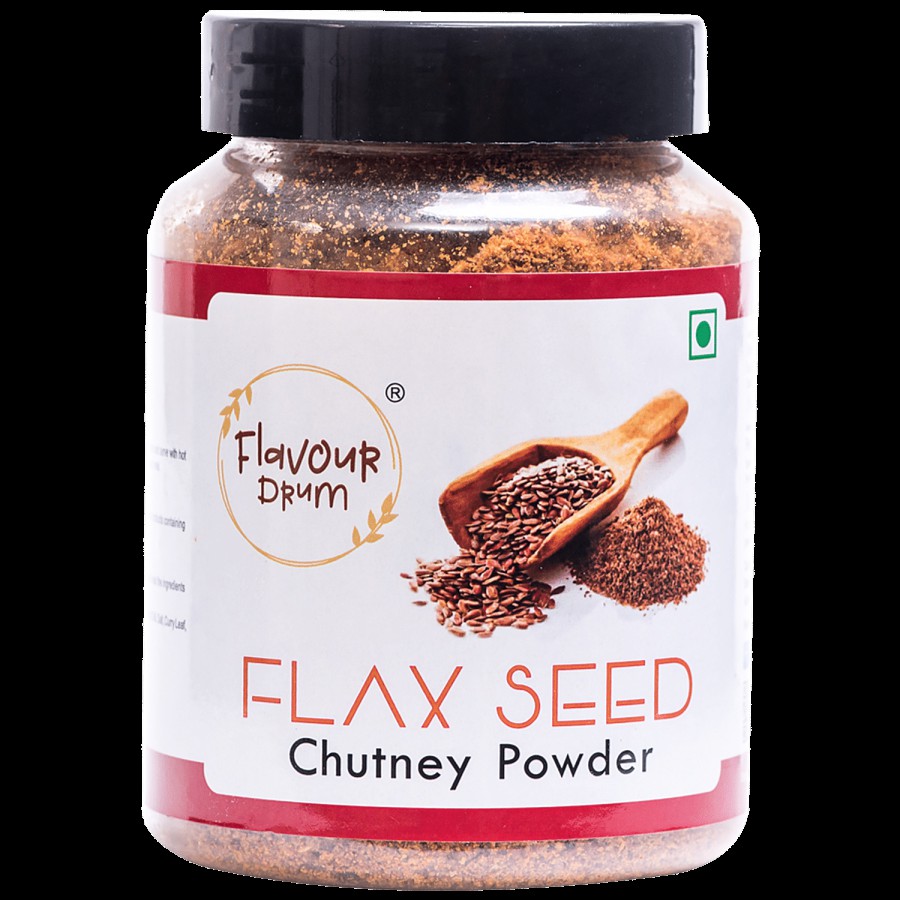 Flavour Drum Flax Seed Chutney Powder - Adds Flavour