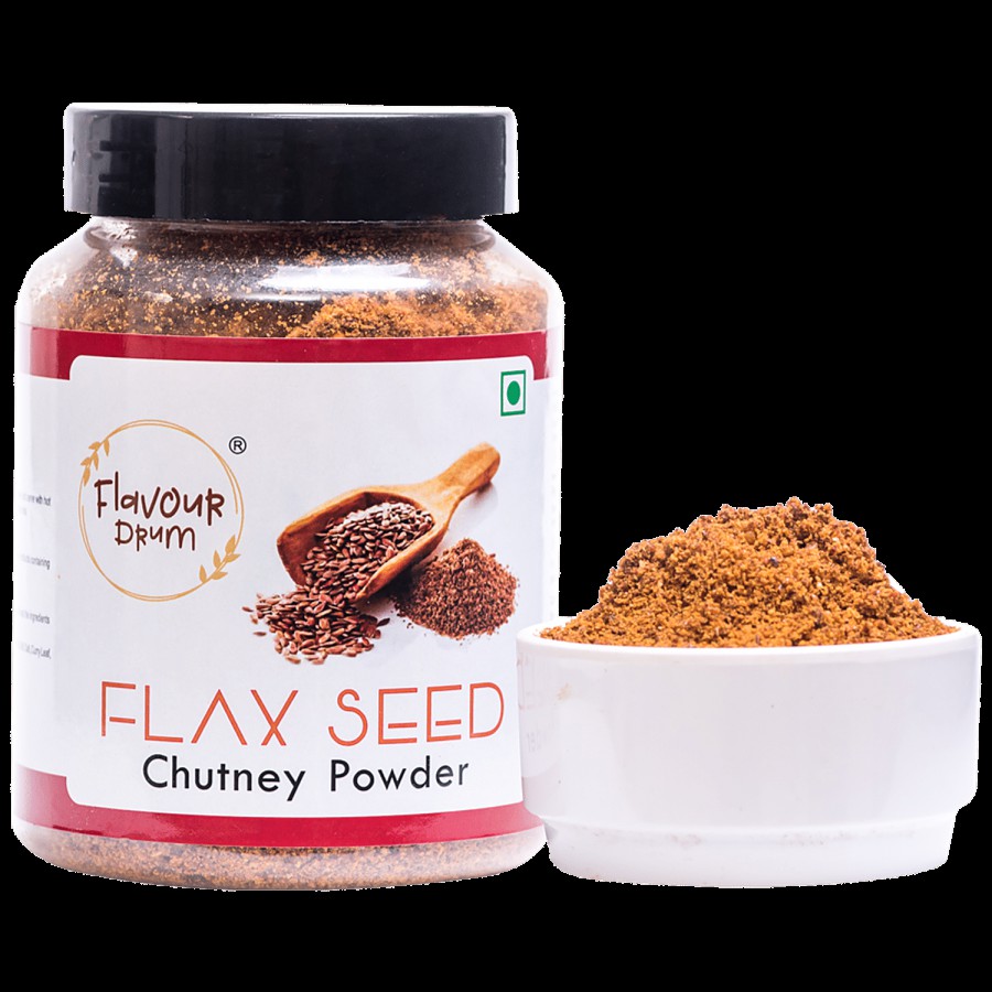 Flavour Drum Flax Seed Chutney Powder - Adds Flavour