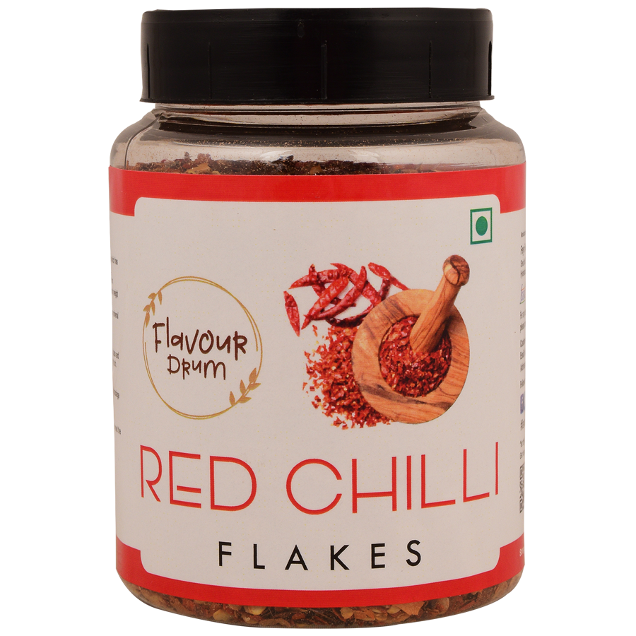 Flavour Drum Red Chilli Flakes - Rich In Vitamin C