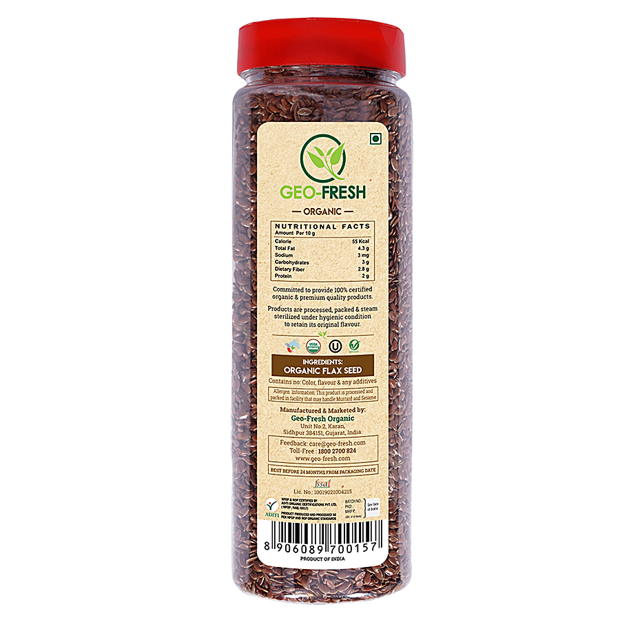 Geo-Fresh Flax Seeds - Organic