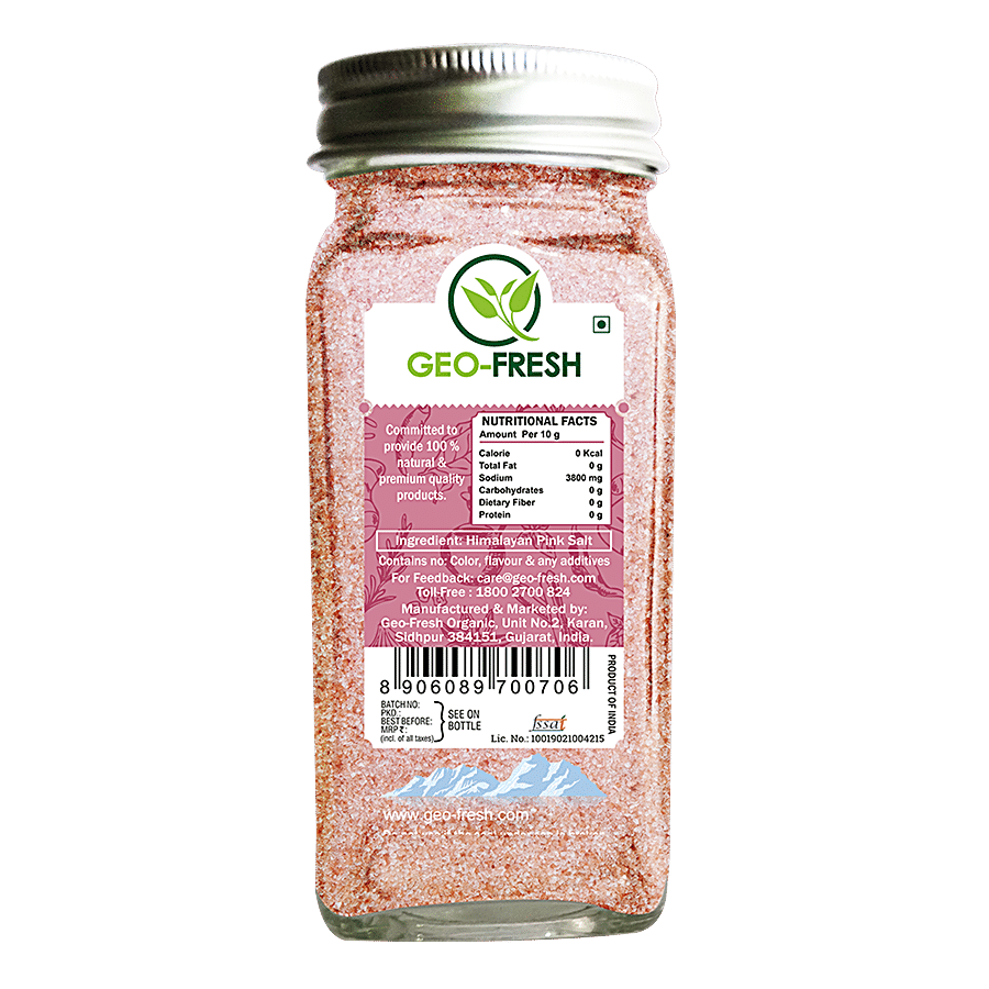 Geo-Fresh Himalaya Pink Salt - 100% Natural