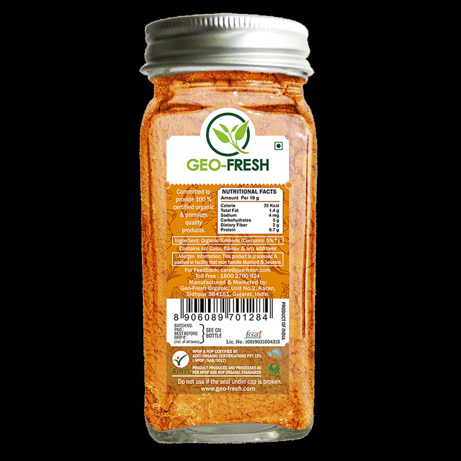 Geo-Fresh Turmeric - Organic