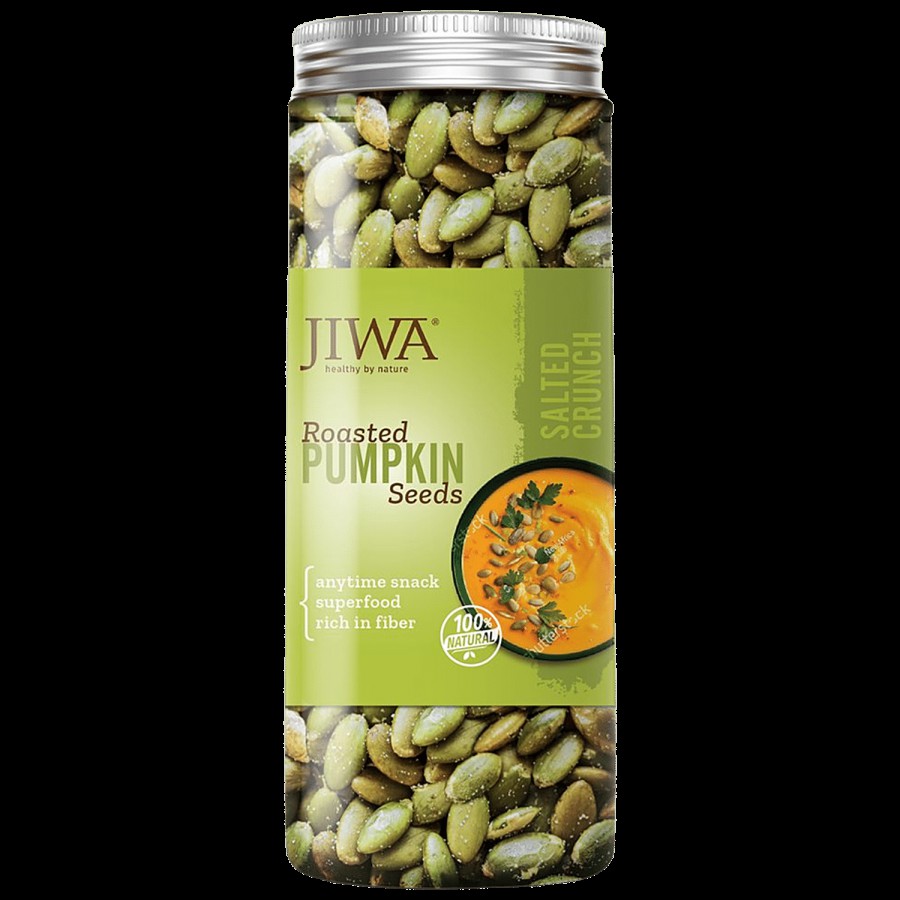 Jiwa Roasted Pumpkin Seeds - Healthy & Crunchy Salted Snack