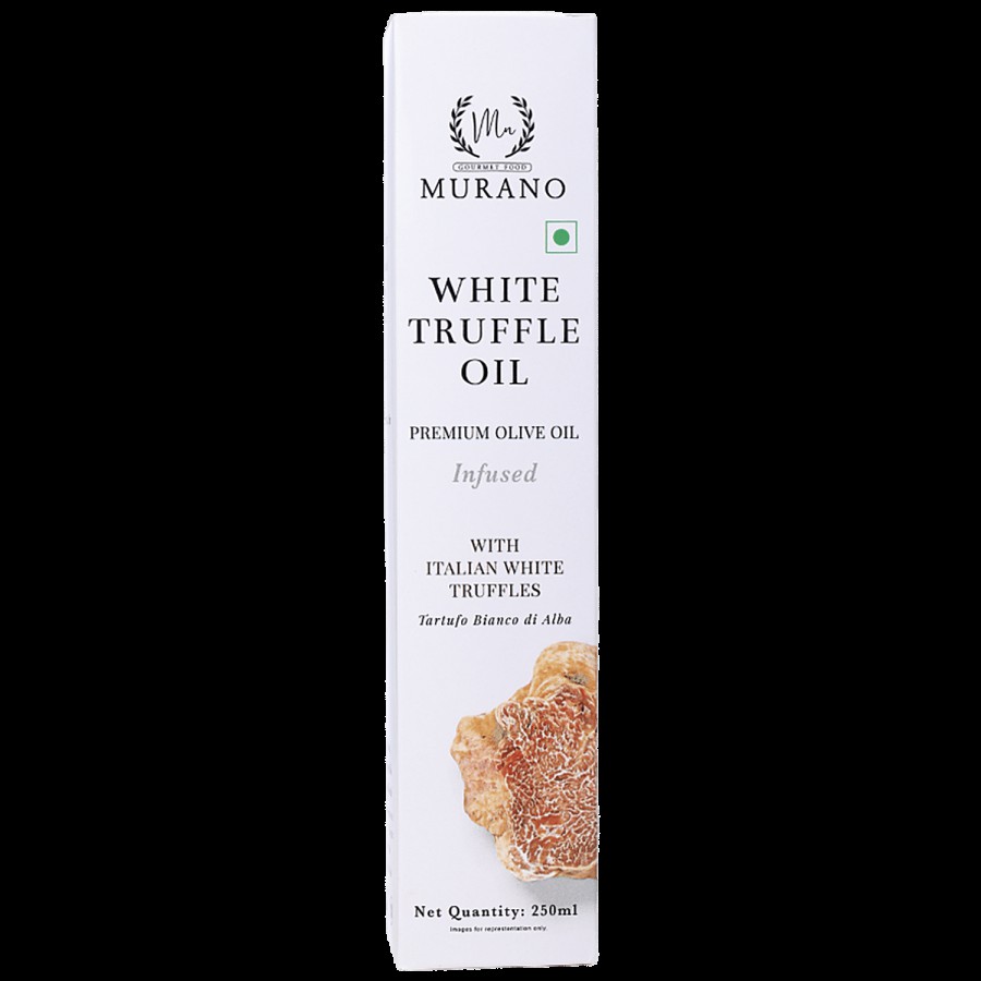 MURANO White Truffle Oil - Olive Oil Infused With Italian White Truffle