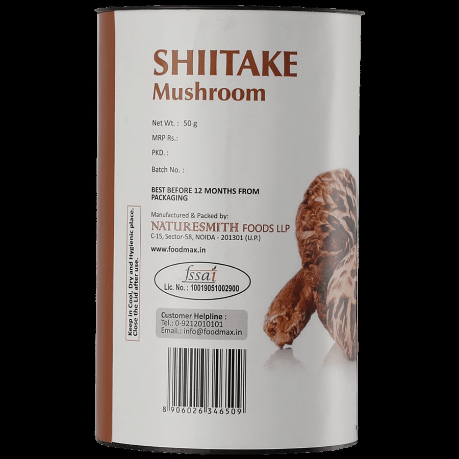 Naturesmith Shitake Mushroom - Rich In Vitamin D