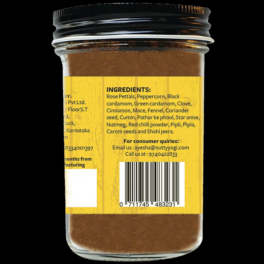 Nutty Yogi Garam Masala Powder - Natural