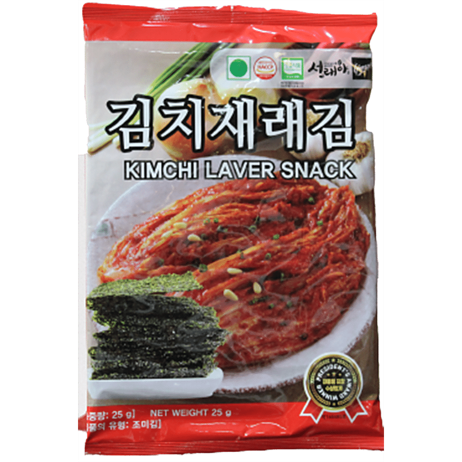 Shangi Kimchi Laver Snack - Light & Crispy