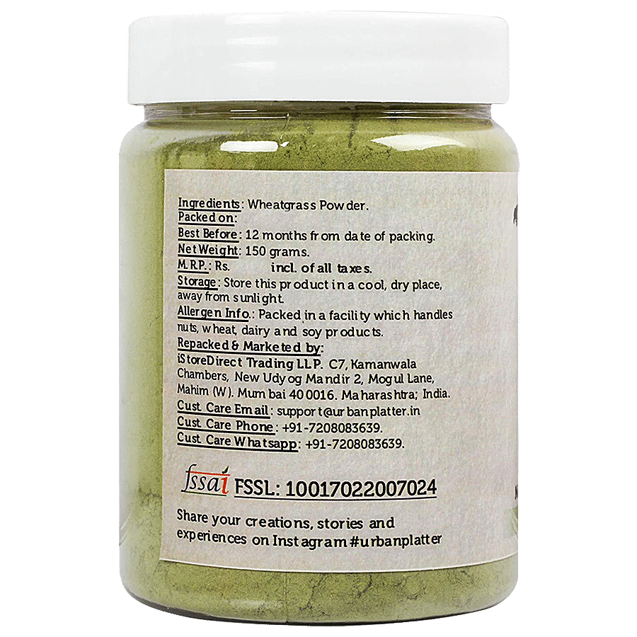 Urban Platter Organic Wheatgrass Powder