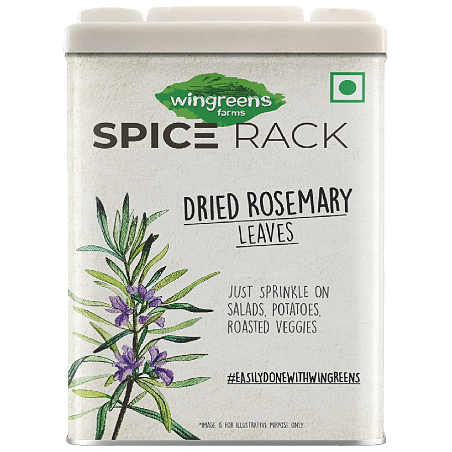 Wingreens Farms Spice Rack Rosemary Leaves - Dried Herb Seasoning