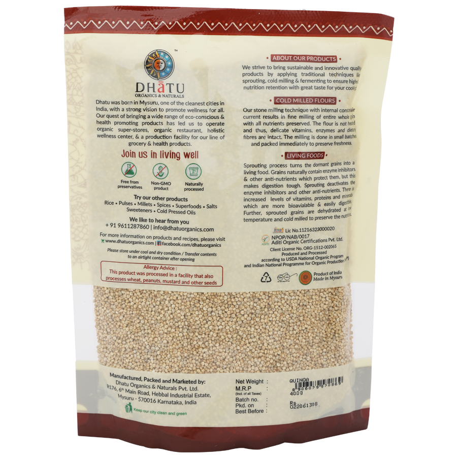 Dhatu Organics & Naturals Organic Quinoa