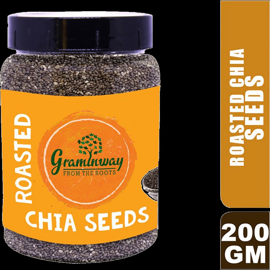 Graminway Roasted Chia Seeds - Rich In Protein