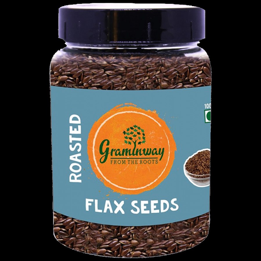 Graminway Roasted Flax Seeds - Rich In Protein