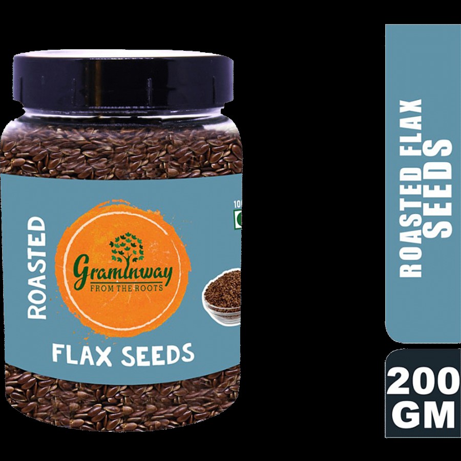 Graminway Roasted Flax Seeds - Rich In Protein