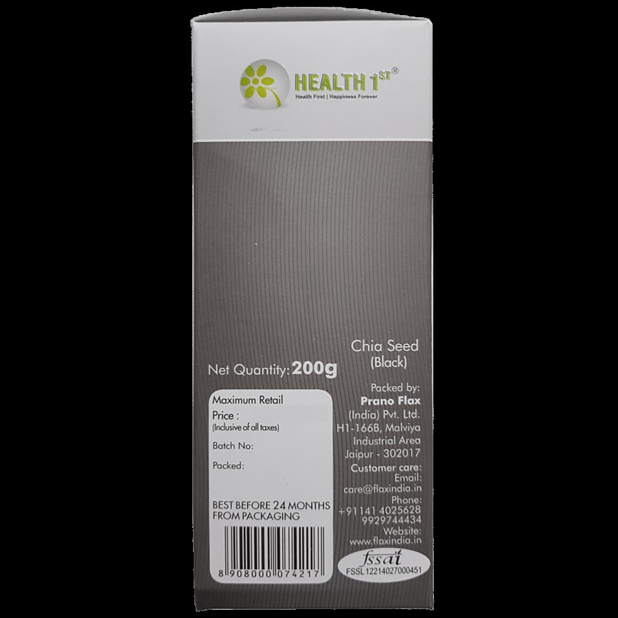 Health 1st Chia Seed - Black