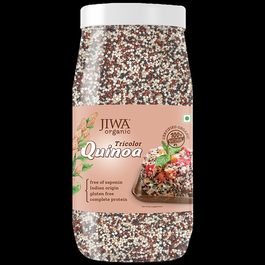 Jiwa Organic Tricolour Quinoa - 100% Natural & Gluten Free