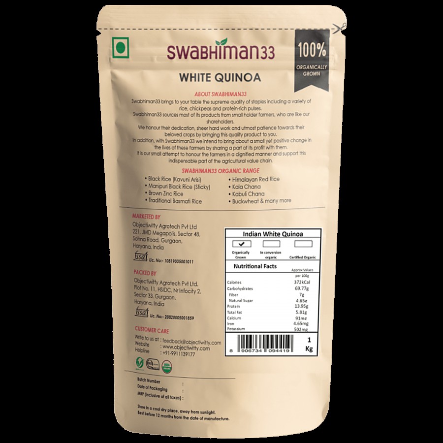 Swabhiman33 White Quinoa