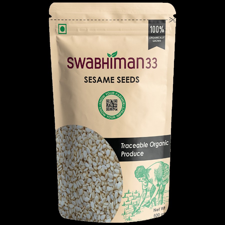 Swabhiman33 White Sesame Seeds