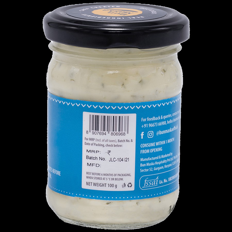 Bun Maska  Jalapeno & Cilantro Gourmet Butter - Luscious