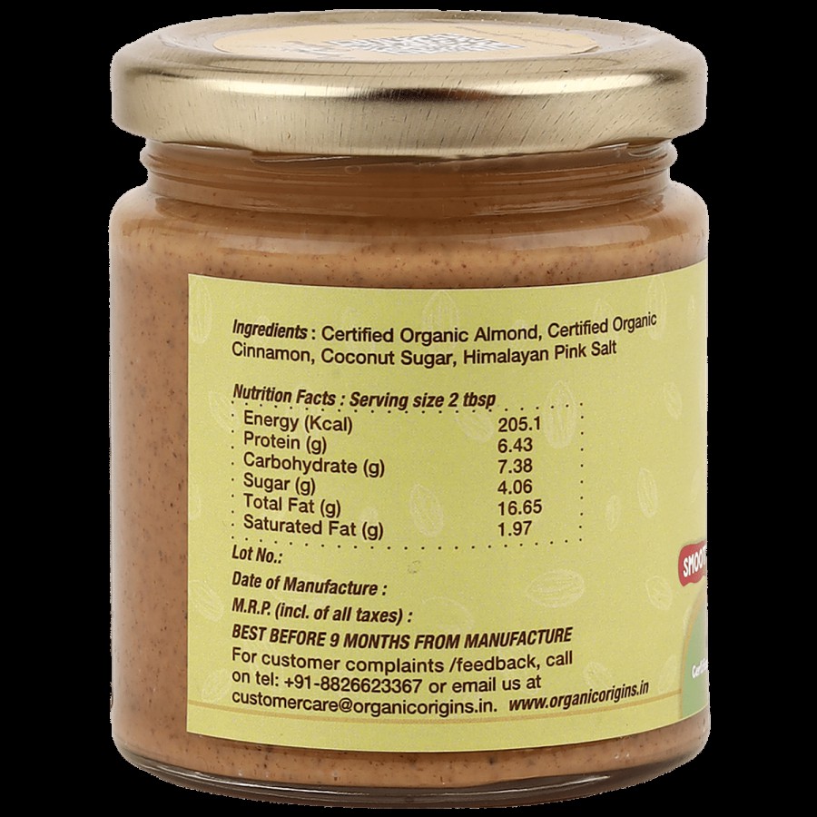 ORGANIC ORIGINS Butter - Almond