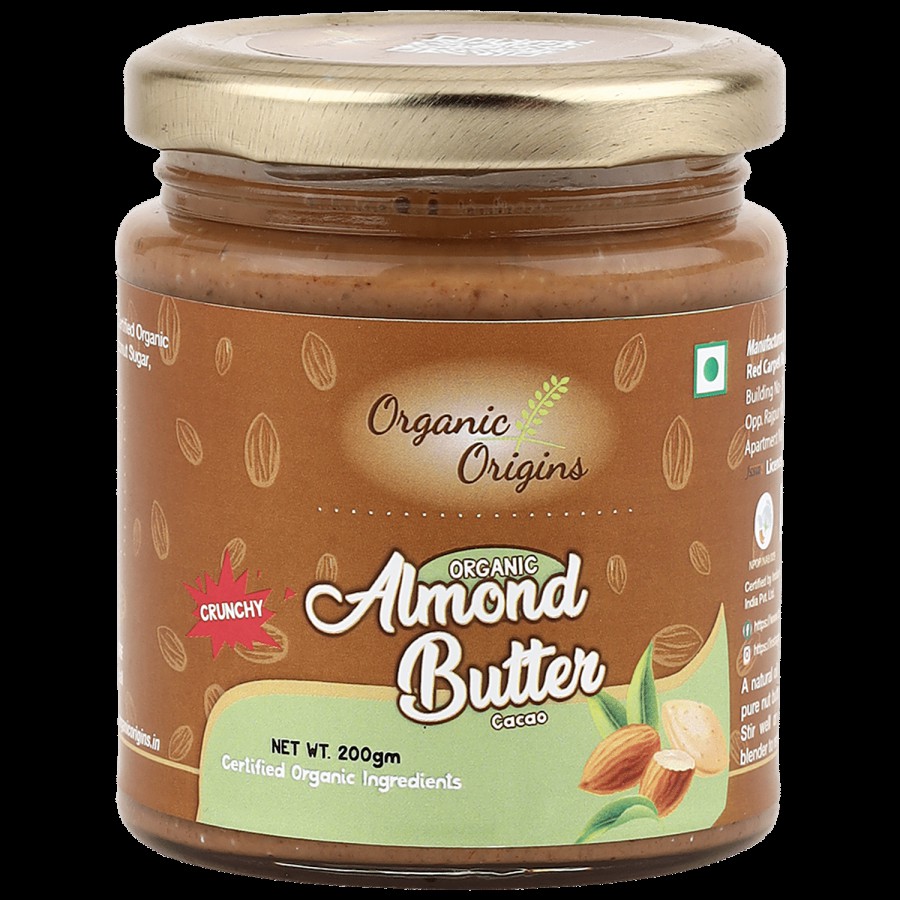 ORGANIC ORIGINS Butter - Almond Cacao Crunchy