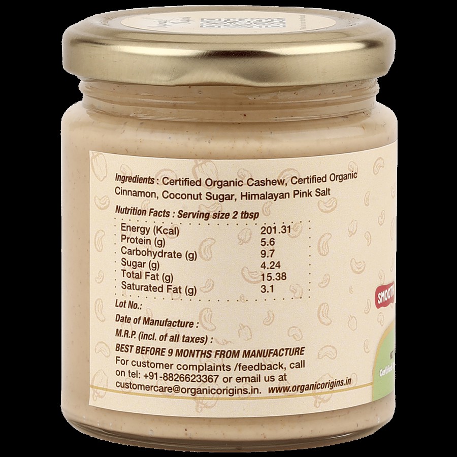 ORGANIC ORIGINS Butter - Cashew