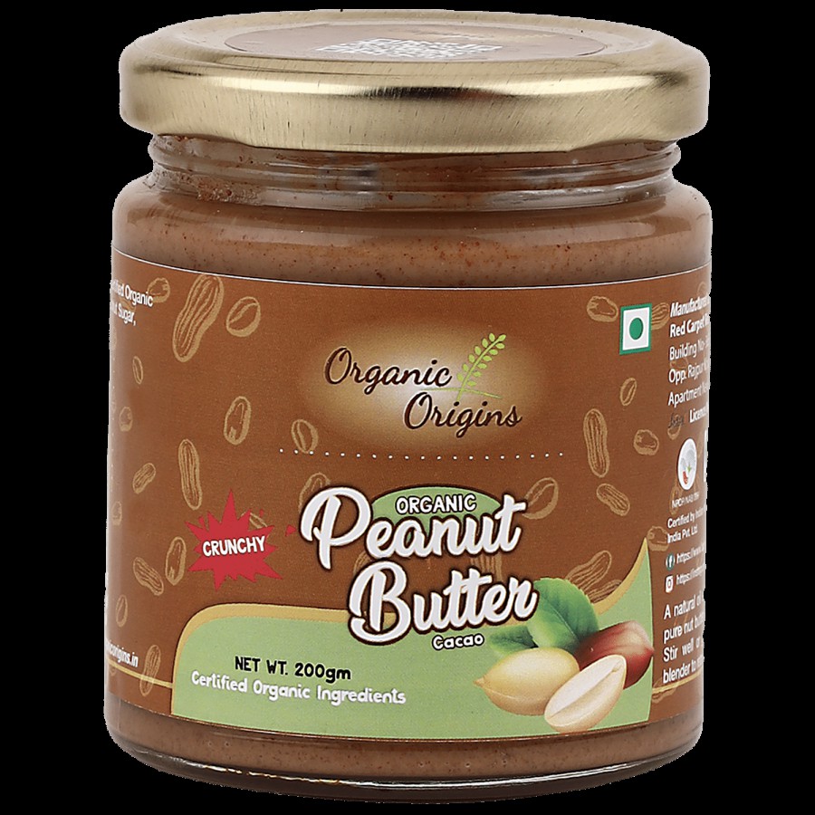 ORGANIC ORIGINS Peanut Butter - Cacao Crunchy