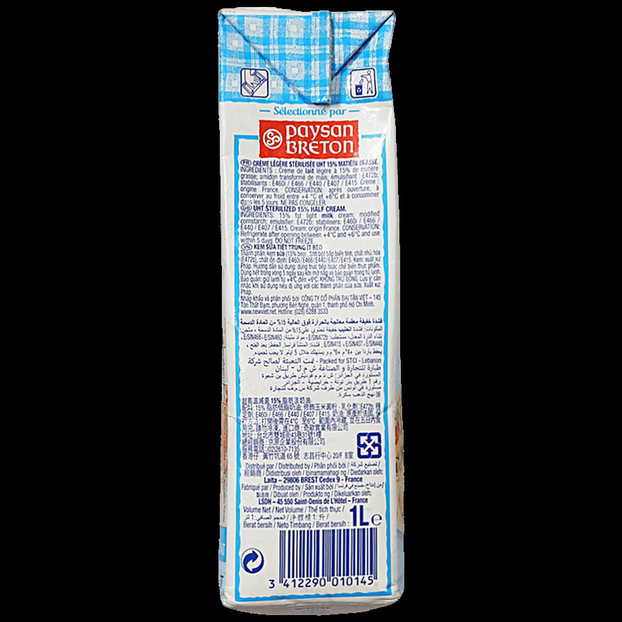 Paysan Breton UHT Cooking Cream 15% Fat