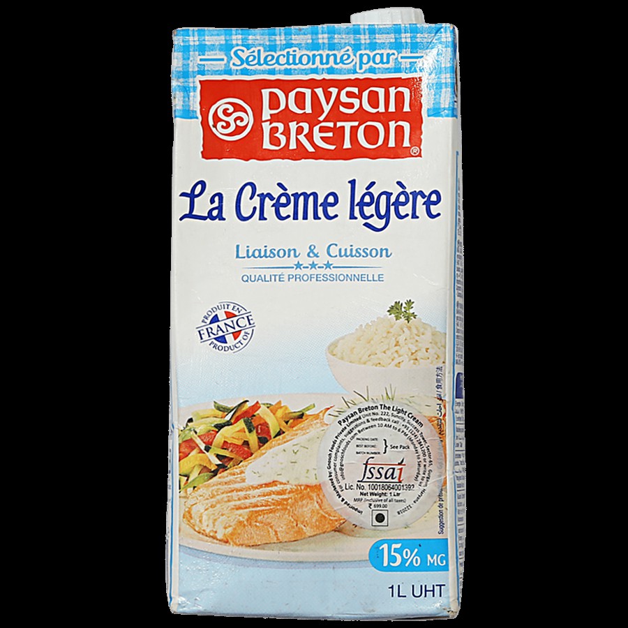 Paysan Breton UHT Cooking Cream 15% Fat