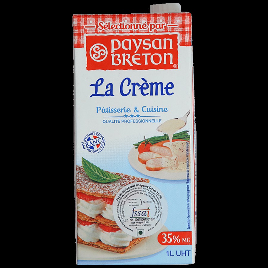 Paysan Breton UHT Whipping Cream 35.1% Fat