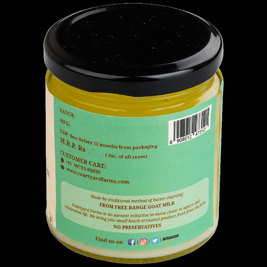 Whitality Goat Milk Ghee - Rich In Taste