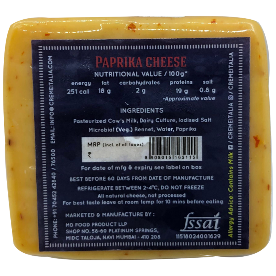 CREMEITALIA Paprika Cheese